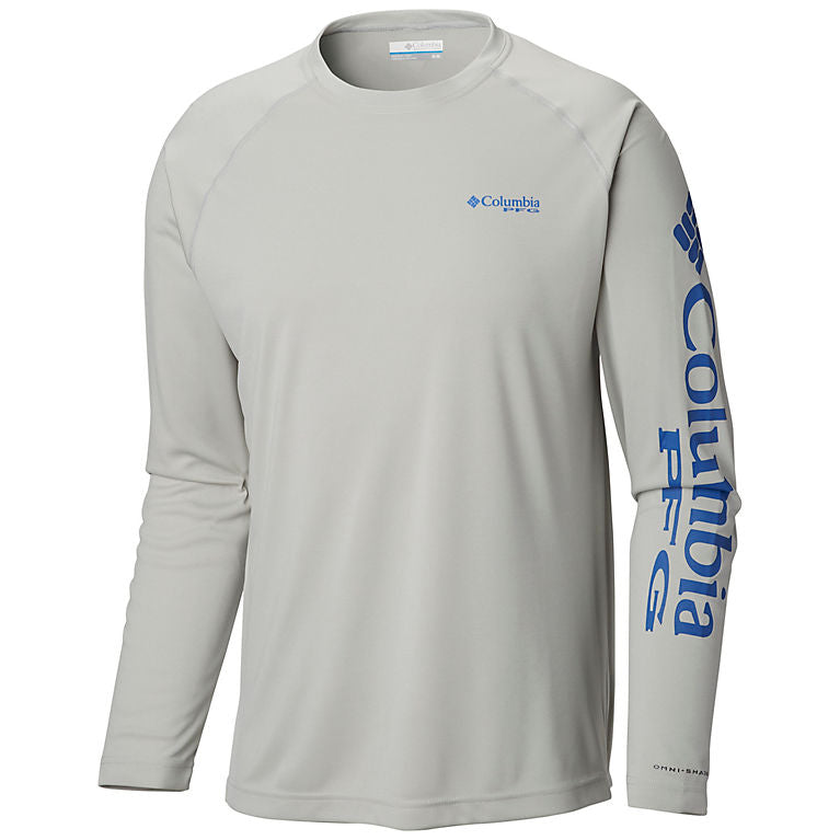 Columbia, Shirts, Columbia Pfg Omni Shade White Long Sleeve Fishing Shirt  In A Mens Xl