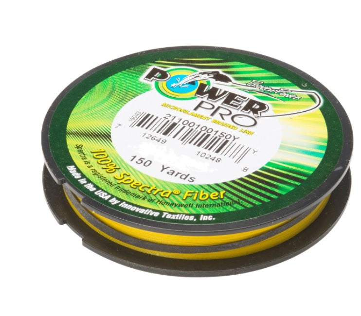 Power Pro Spectra Braided Line 10 Lbs Yellow HI-VIS – All Things