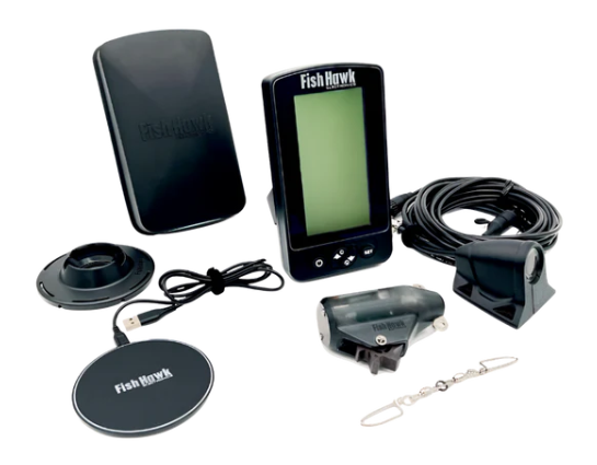 Fish Hawk Lithium Ultra System with Double Wide Transducer