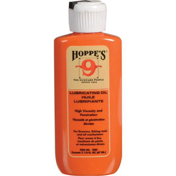 Hoppes Lubricating Oil 2.25oz Bottle-High Falls Outfitters