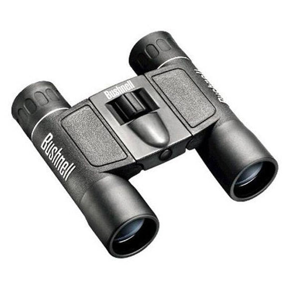 Bushnell 132516 Powerview Binoculars 10x25mm Black Roof Prism Compact, Box