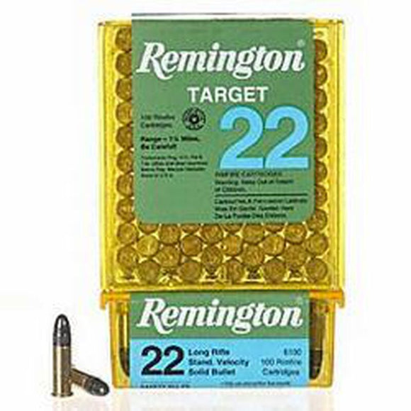 22 Match Target Rounds Remington Target .22 Long Rifle Ammunition 40 Grain LRN 1150 fps – All ...