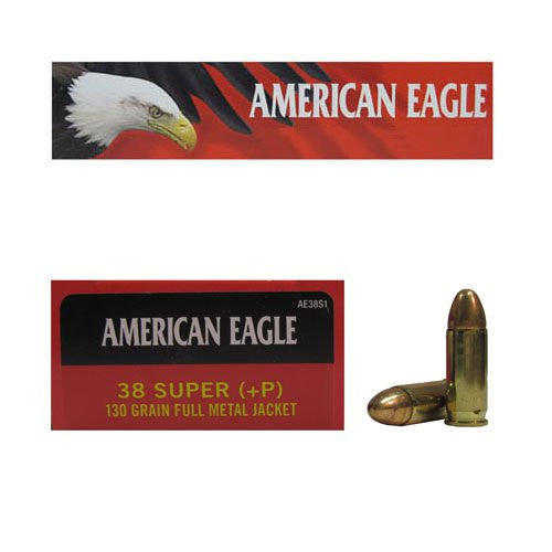 FEDERAL AMERICAN EAGLE 38 SUPER (+P) 115 GR JHP-High Falls Outfitters