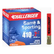 Challenger Ammo 40088 Target 4008 Shotshell 410 GA, 2-1/2 in, No. 8, 1/2 oz,