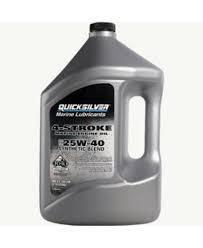 QUICKSILVER 4 STROKE MARINE ENGINE OIL 4 LT 25W-40