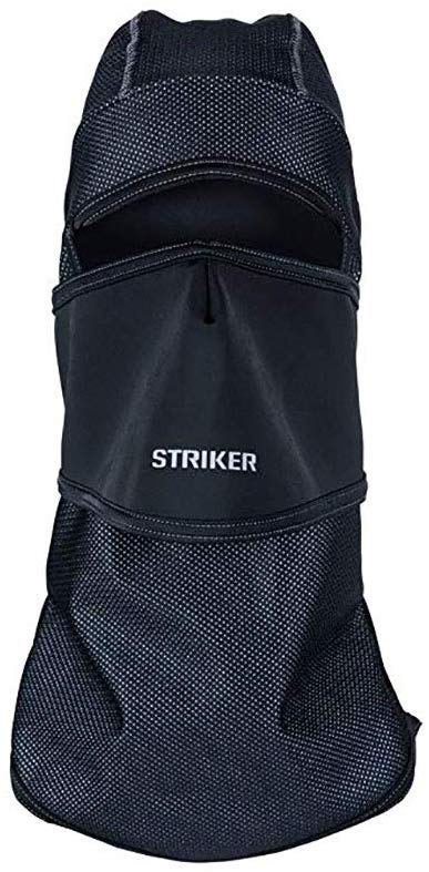 Striker Ice Faceoff Mask Convertible Black Balaclava OSFM