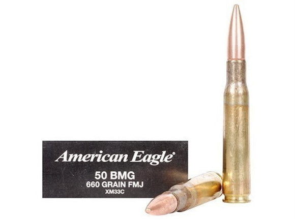 FEDERAL AE 50 BMG 660 GRAIN FMJ-High Falls Outfitters