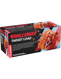 Challenger Ammo 43028 Target Load 100 Round Pack, 12 GA, 2-3/4 in, No. 8, 3 Dram, 1-1/8 oz, 1200 Fps