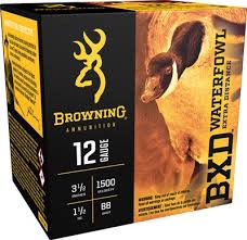 BROWNING BXD 12 GAUGE  3 1/2"  1 1/2 OZ  BB  SHOTGUN SHELLS