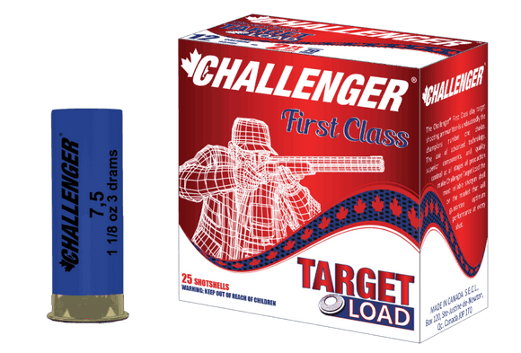 CHALLENGER 12-GAUGE TARGET SHOTSHELLS 100 ROUNDS