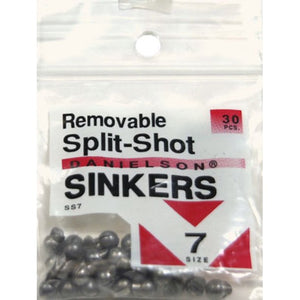 Danielson SS7 Removable Split Shot Sinker Size 7 30pk