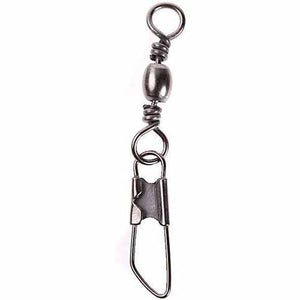 Danielson Barrel Swivels with Safety Snaps Fishing Terminal Tackle, Solid Brass, #3