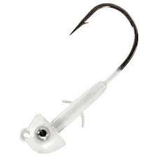 FISH HEAD V-LOCK SWIM BAIT HEAD - PEARL WHITE