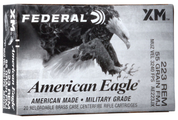 FEDERAL AMERICAN EAGLE 223 REM FMJ