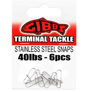 GIBBS STAINLESS STEEL SNAPS