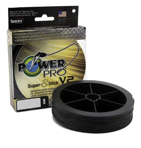 Power Pro Spectra Braided Line 50 Lbs Black Super 8 Slick V2 – All Things  Outdoors