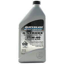 QUICKSILVER 4 STROKE MARINE ENGINE OIL 1 LT 25W-40