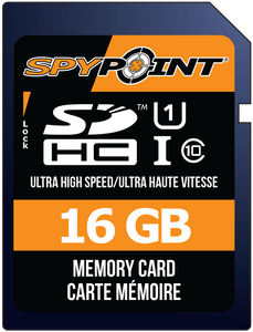 SPYPOINT - MEMORY CARD 16GB SD CARD