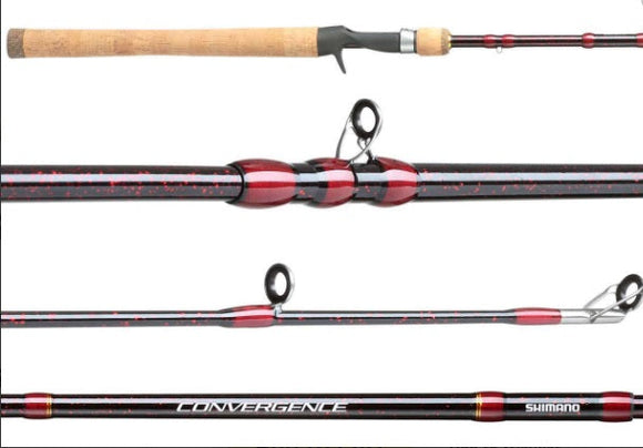 shimano convergence casting rod 7 med hvy Shimano Convergence D Travel Casting Rod 7' 4 pc Medium Heavy Fast – All Things Outdoors