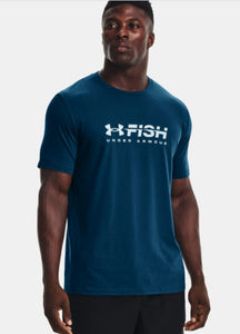 Under Armour Men's Fish Strike T-Shirt Deep Sea / Breaker Blue