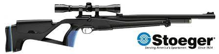 STOEGER XM1 PRECHARGED PNEUMATIC AIRGUN   .22 COMBO W SIGHTS AND 4X32 SCOPE