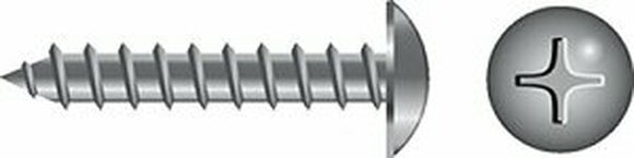 SeaChoice 00938; #10X 1-1/2 Phillips Head Trus Sheet Metal Screw Stainless Steel 100