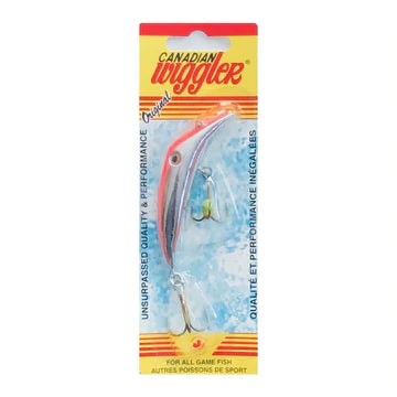 canadian wiggler fishing lure CANADIAN WIGGLER CASTING TROLLING PLUG SILVER SHINER/EYES. 1/2OZ – All Things Outdoors