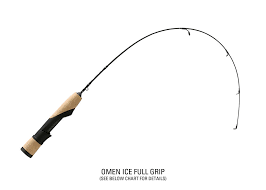 13 fishing omen 36"med ice rod