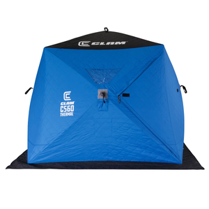 Clam C-560 Thermal 8x8 Hub Shelter 4 Sided 3-4 Anglers