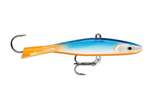 Rapala Jigging Shadow Rap. Blue Silver Red 3 1/2" 5/8oz