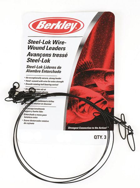 Berkley - Wire Wound Steelon Leaders Black